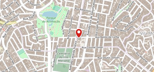 Aclimação Bar no mapa