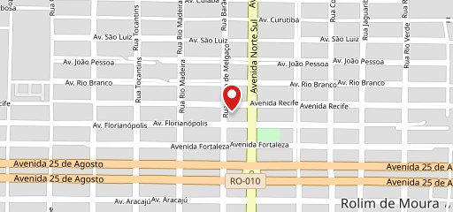 CAFÉ FERNANDO PESSOA no mapa