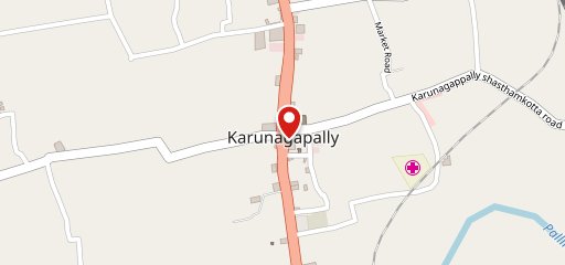 Cafe Monarch Karunagappally on map