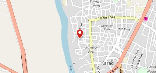 Cafe Nukkad, Karad on map