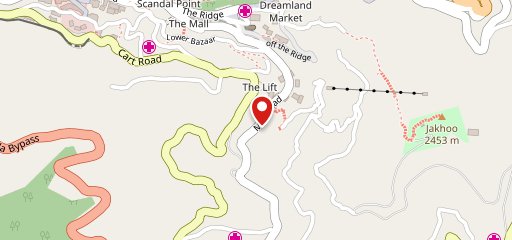 Cafe Simla Times : Cafe, Biergarten & Bar on the Mall Road Shimla ( Awarded Most Instagrammable Cafe of Himachal) on map