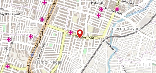 Cafe Spot Vijayanagar Bengaluru on map