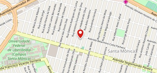 Sublime Cafeteria no mapa