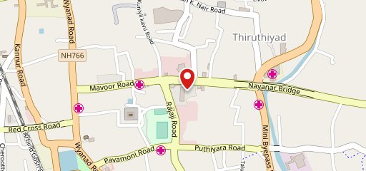Calicut cafeteria on map