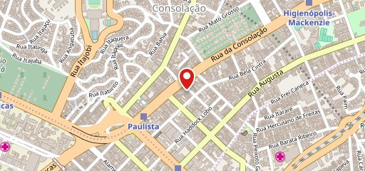 Cafeteria Sujinho no mapa