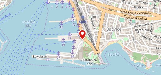 Fast food ADRIA sur la carte