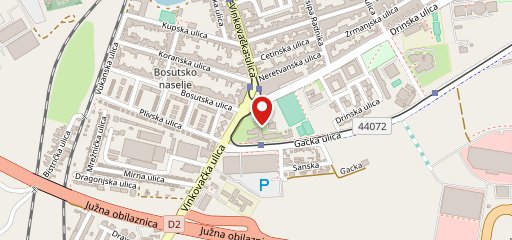 Caffe bar Dvorac sulla mappa