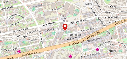 Caffe bar Focus sur la carte