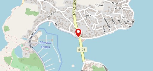 Caffe bar Starac sulla mappa