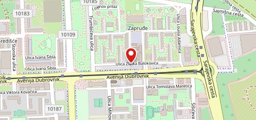 Barbecue Zapruđe sulla mappa