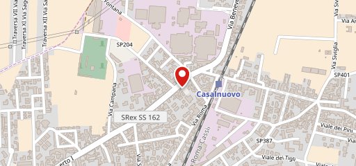 Caffe cavone sulla mappa