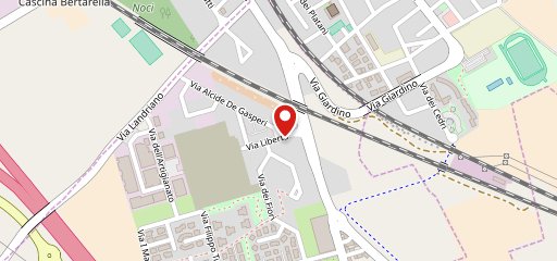 Caffè costa di mattia verticale sulla mappa