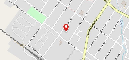 Caffe Milenium sur la carte