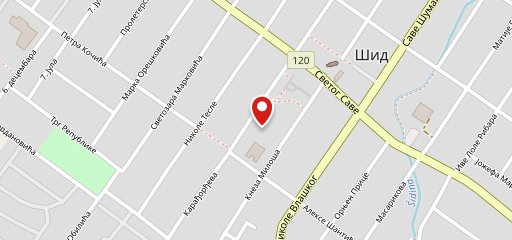 Caffe Quattro sur la carte