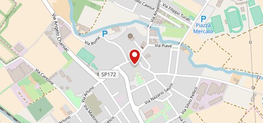 Caffetteria dei portici sulla mappa