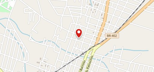 Calçadão do pratinho no mapa