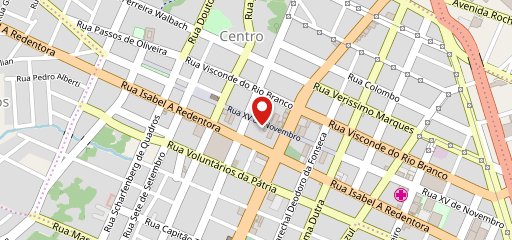 Restaurante Calçadão no mapa