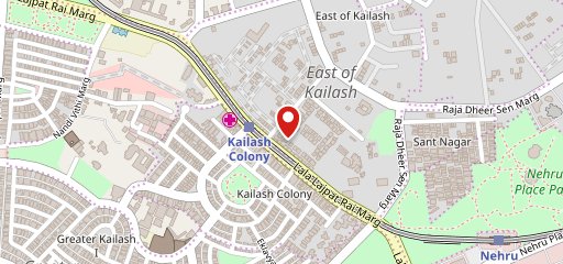 California Burrito Mexican Kitchen @ East Kailash on map