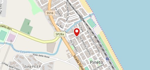 Pasto bistrò Pineto sulla mappa