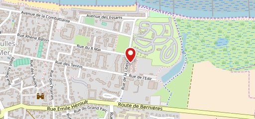 Camping Capfun - Donjon de Lars sur la carte