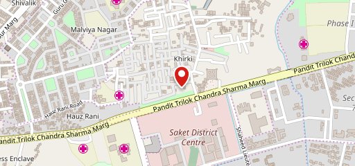 Canteen at Khoj Studios on map