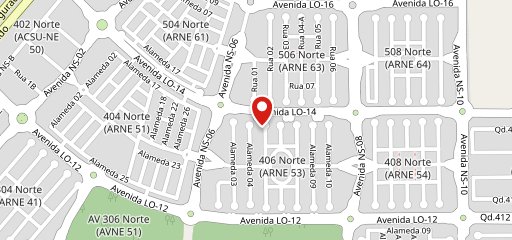 Cantinho Da Pizza - 406 Norte no mapa