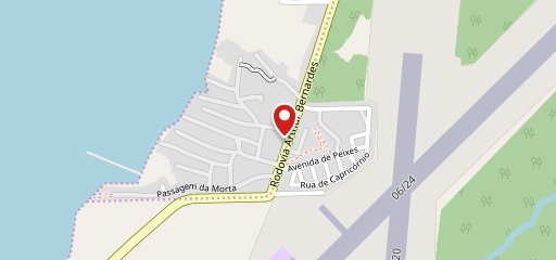 Cantinho do café no mapa