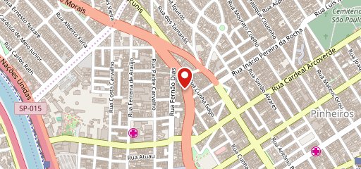 Canto da Ema no mapa