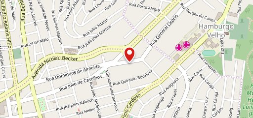 Pizzaria Canttone no mapa