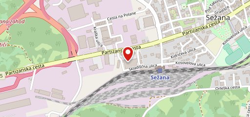 Cappucino Tuš Sežana sulla mappa