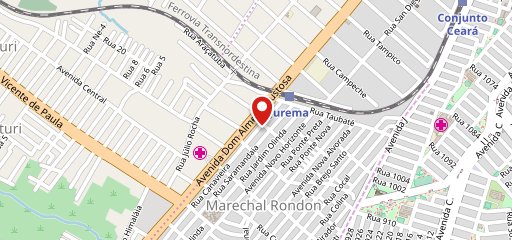 Casa das massas pizzaria e lanchonete no mapa