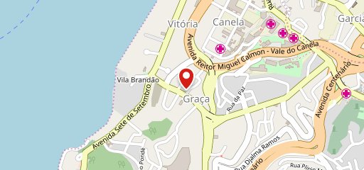 Pizzaria Casa de Pedra no mapa