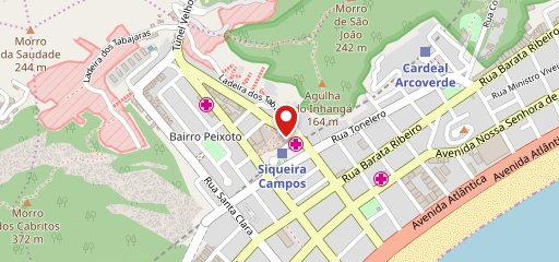 Casa do Açaí no mapa