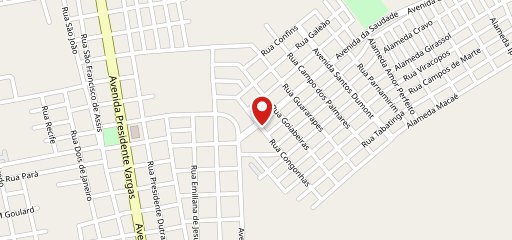 Casa do espetinho no mapa