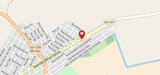 Casa do Hambúrguer no mapa