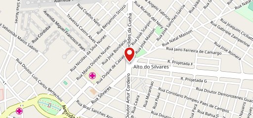 Churrascaria / Casa dos assados birigui no mapa