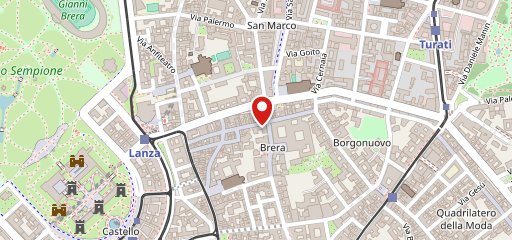 Casa Fiori Chiari Milano sulla mappa