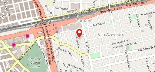 Casinha Restaurante no mapa