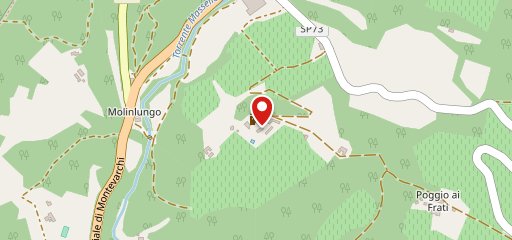 Castello di Meleto sulla mappa