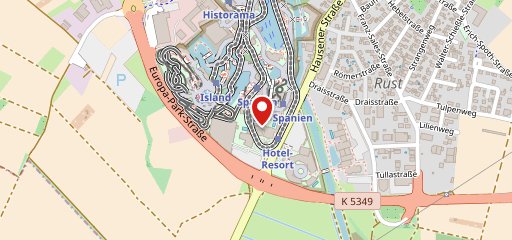 Restaurant Castillo sur la carte