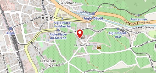 Cave Alain Emery Aigle sulla mappa