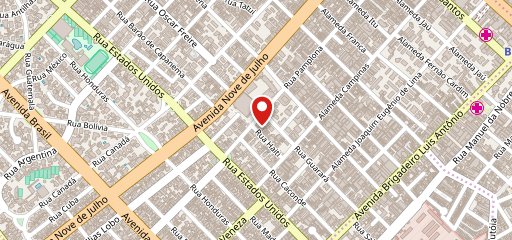 Cedro do Líbano no mapa