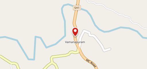Central Hotel Vamanapuram on map