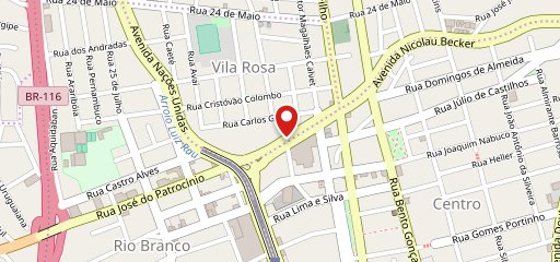 Espaço Sideral no mapa