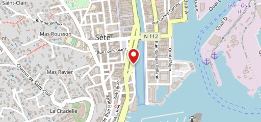 Cette à Sète sur la carte