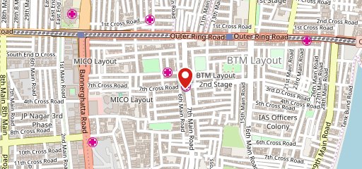 Biggies Burger: BTM Layout on map