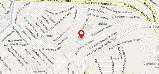 Restaurante Chapéu de Palha no mapa