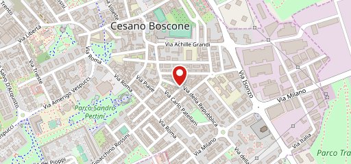 Pizzeria Charlie Brown cesano boscone sulla mappa
