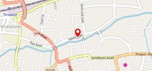 Chennai kulfi, Tirupur on map