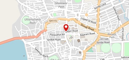 Chorage Misal Kolhapur on map